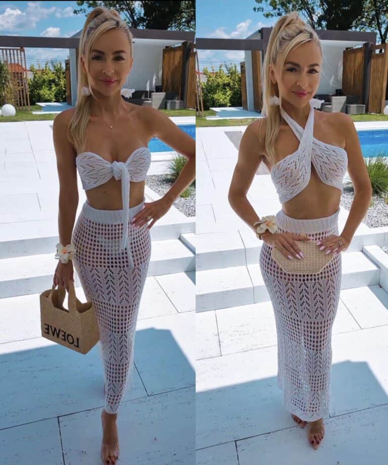 Moda Plażowa Komplet Sunny Biały - obrazek 4