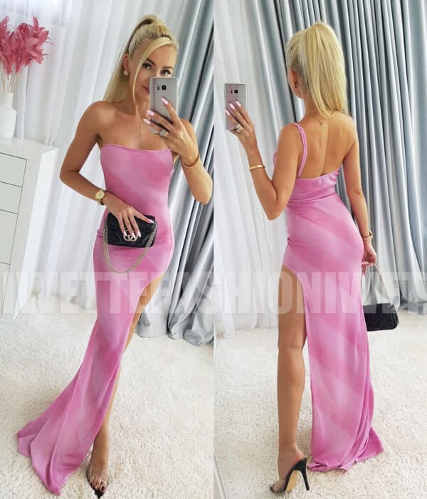 Sukienka Maxi Rose Różowa