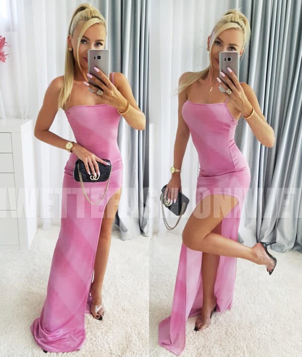 Sukienka Maxi Rose Różowa - obrazek 2