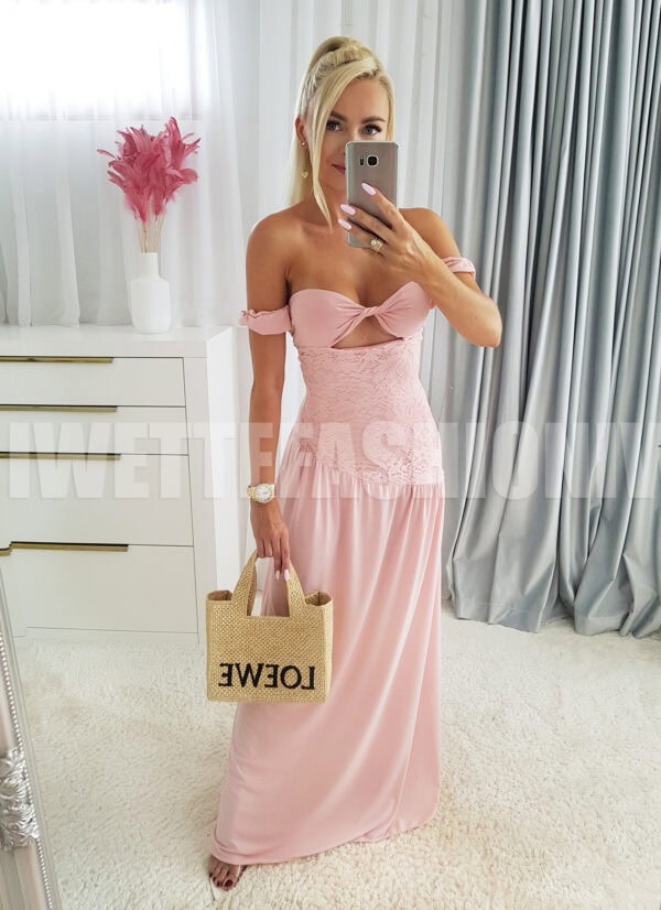 Sukienka Lady Maxi Różowa - obrazek 2