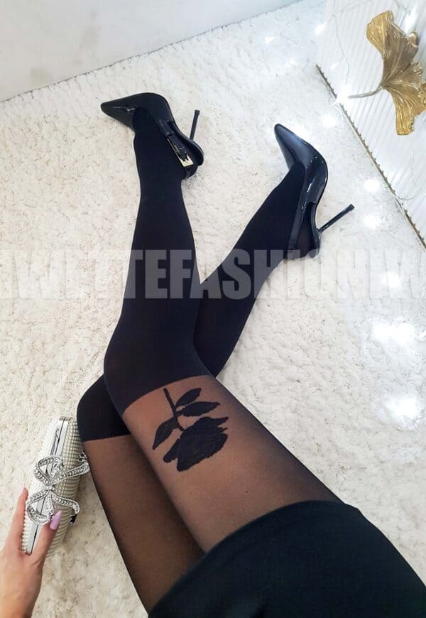 Rajstopy Black Rose - obrazek 2