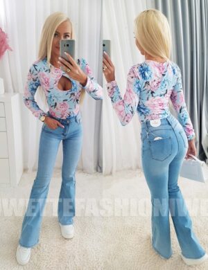 Spodnie Jeansy Dzwony Yareli - XS