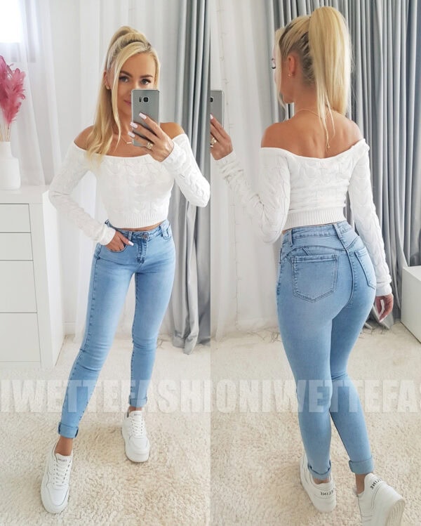 Spodnie Jeansy Efekt Push-up Zira