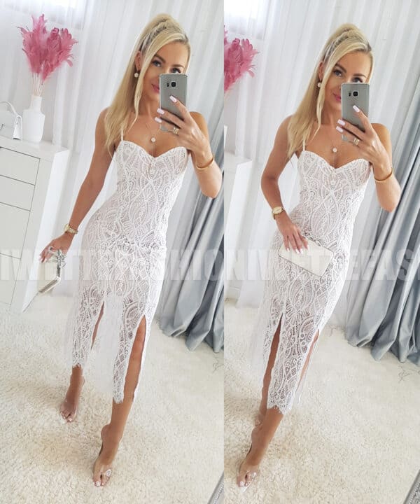 Sukienka Elegancka Isabelle Ecru