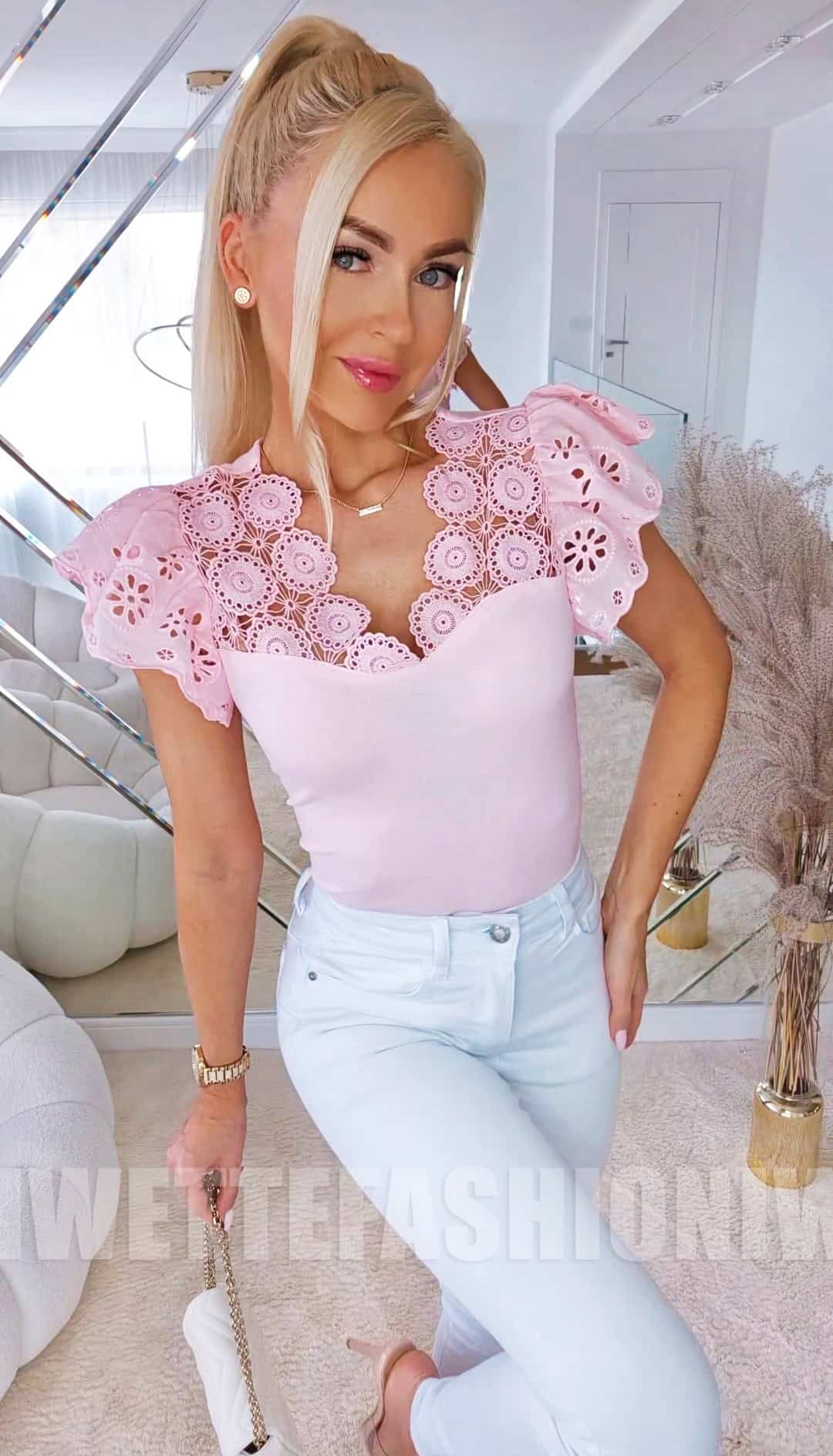 Bluzka Livia Różowa