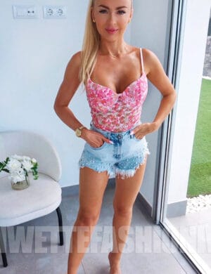 Spodenki Jeans Donna Niebieski TYLKO M (K) - M