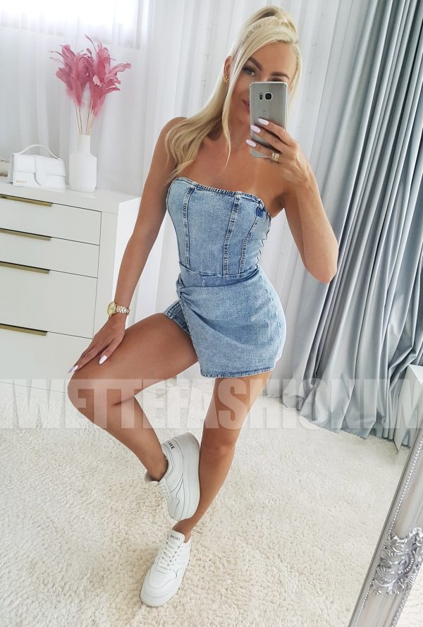 Czas Oczekiwania 5 Dni Kombinezon Jeans Vannie - obrazek 4