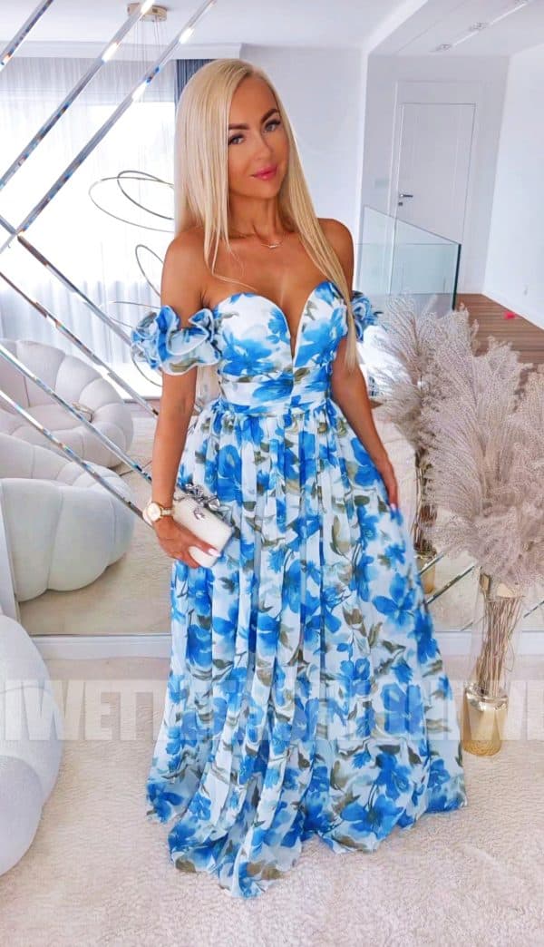 Sukienka Baylee Niebieska