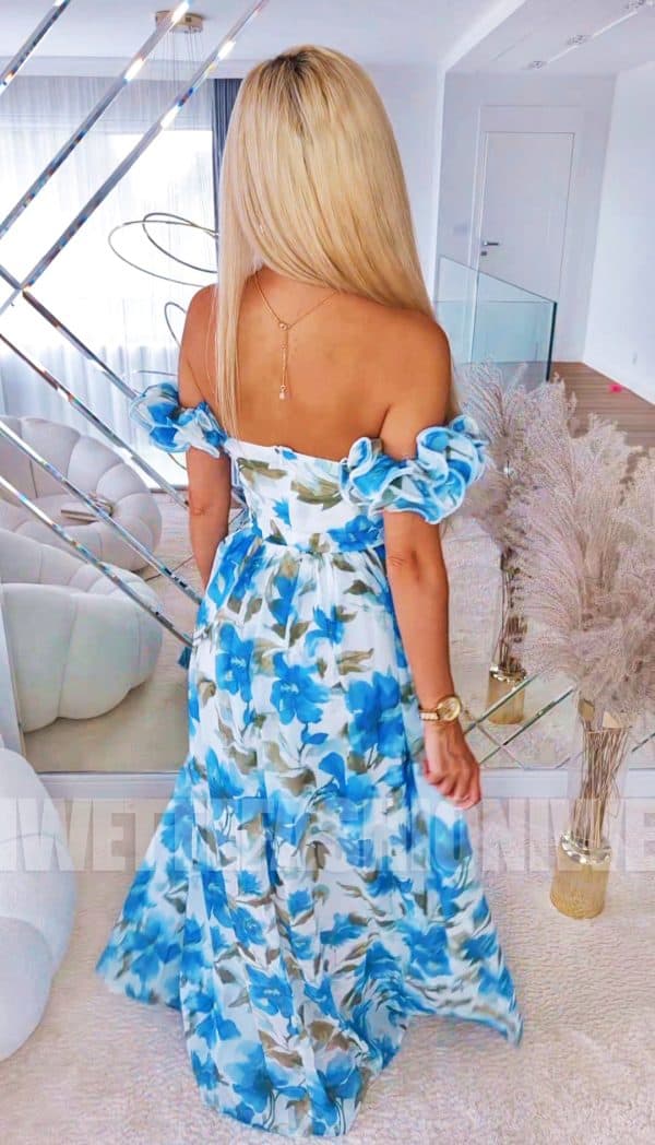 Sukienka Baylee Niebieska - obrazek 3
