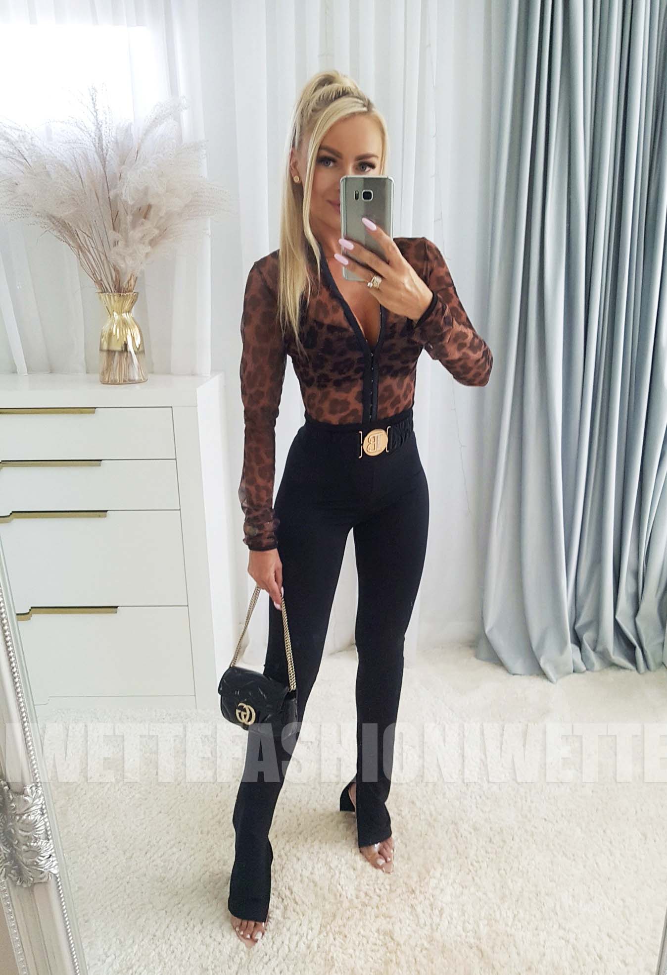 Legginsy Złota Klamra Ingrid - obrazek 2