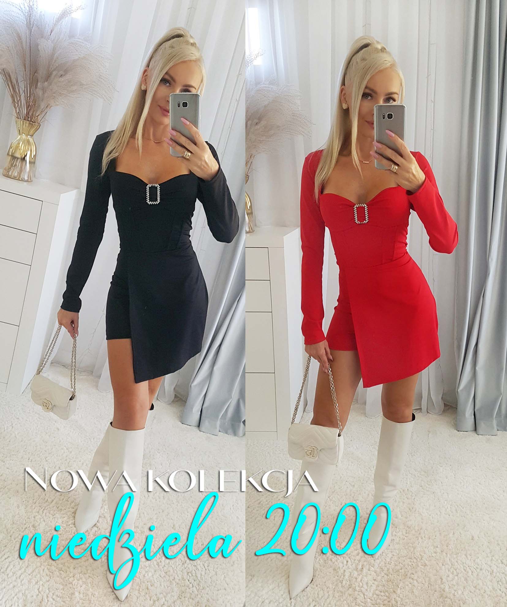 Kombinezon Jessa Czerwony - obrazek 3
